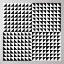 Pesquisar por triângulo preto pôsteres Preto e branco