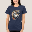Pesquisar por ilustração lobo camisetas Cabeça
