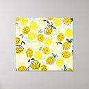 Pesquisar por fruta do limão impressão de canvas Verão