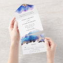 Pesquisar por roxo e azul casamento convites Contemporâneo