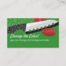 Pesquisar por a faca do cozinheiro chefe cartao de visita Cozimento