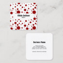 Pesquisar por bolinhas vermelhas padrao cartao de visita Moderno