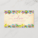 Pesquisar por flores antigas cartao de visita Clássico