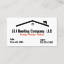 Pesquisar por empresa do telhado cartao de visita Roofers