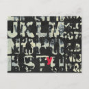 Pesquisar por alfabeto e cartoes postais Abstrato