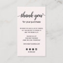 Pesquisar por obrigado para sua compra cartao de visita For her