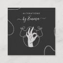 Pesquisar por linha da agulha cartao de visita Moderno