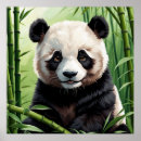 Pesquisar por urso panda pôsteres Preto