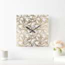 Pesquisar por vintage floral relogios de parede Branco