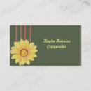 Pesquisar por margaridas amarelas padrao cartao de visita For her
