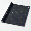 Pesquisar por estrelas no céu papel de presente Universo