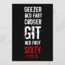 Pesquisar por sessenta são convite velho convites Engraçado