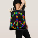 Pesquisar por sinal de paz bolsas Flower power