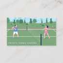 Pesquisar por lições tênis cartao de visita Moderno