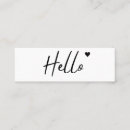 Pesquisar por informal cartao de visita Olá informal casual