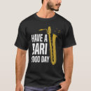 Pesquisar por saxofone do barítono camisetas Dia