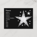 Pesquisar por das estrelas cartao de visita Perfil