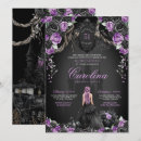 Pesquisar por gótico convites Roxo e preto