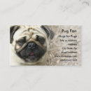 Pesquisar por pug cartao de visita Animais