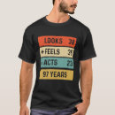 Pesquisar por 97 anos camisetas Velho