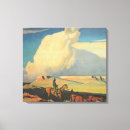 Pesquisar por vaca impressão de canvas Ocidental