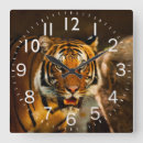 Pesquisar por arte do tigre relogios de parede Animal