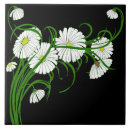 Pesquisar por flores pretas azulejos Design floral