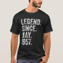 Pesquisar por nascer em 1957 camisetas Pode