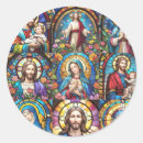 Pesquisar por janela de vidro colorido adesivos Cristo jesus