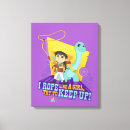 Pesquisar por trevo impressão de canvas Feliz vaqueira em dinossauro