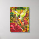 Pesquisar por zumbido impressão de canvas Colibri