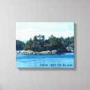 Pesquisar por arte da ilha impressão de canvas Azul