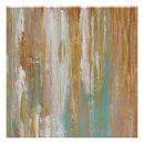 Pesquisar por turquesa e branco pôsteres Abstrato