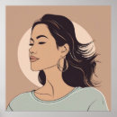 Pesquisar por mulher elegante pôsteres Retrato feminino