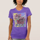 Pesquisar por pinturas da rosa vermelha camisetas For her