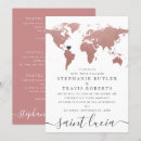 Pesquisar por viagem casamento convites Mapa mundial