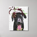 Pesquisar por labrador preto impressão de canvas Fascinador