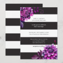 Pesquisar por roxo e preto casamento convites Moderno