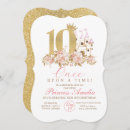 Pesquisar por 10th birthday convites Floral