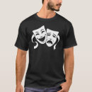 Pesquisar por máscara da tragédia camisetas Branco