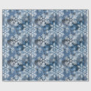 Pesquisar por azul do floco neve papel de presente Elegante