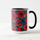 Pesquisar por folhas azuis canecas Flor