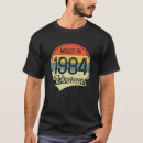 Pesquisar por feito em 1984 camisetas Vintage