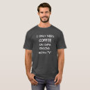 Pesquisar por toxicómano camisetas Viciado do café