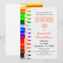 Pesquisar por lápis coloridos convites Arco íris