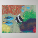 Pesquisar por laranja coral pôsteres Azul