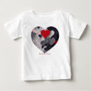 Pesquisar por romance bebê camisetas Coração