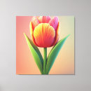 Pesquisar por tulipas impressão de canvas Colorido