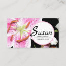 Pesquisar por flor delicada cartao de visita Rosa