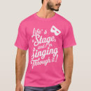 Pesquisar por artista vocal camisetas Presença do palco